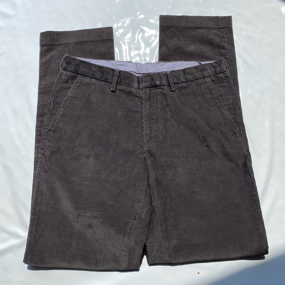 J Crew Black corduroy pants 31x34